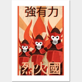 Strong, Brave, Nation of Fire Posters and Art